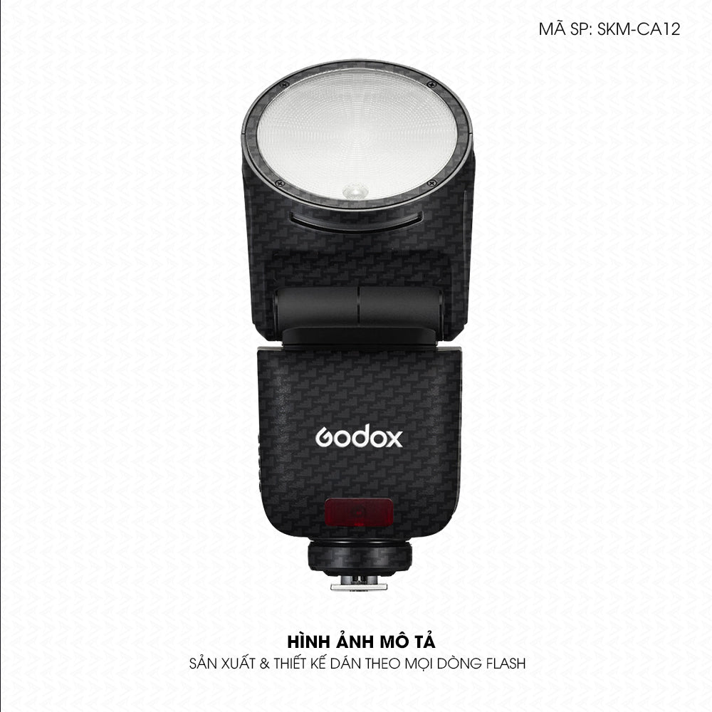 Dán Skin Đèn Flash Vân Carbon Pattern Air | SKM-CA12