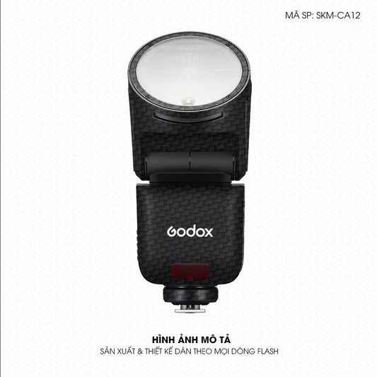 Dán Skin Đèn Flash Vân Carbon Pattern Air | SKM-CA12