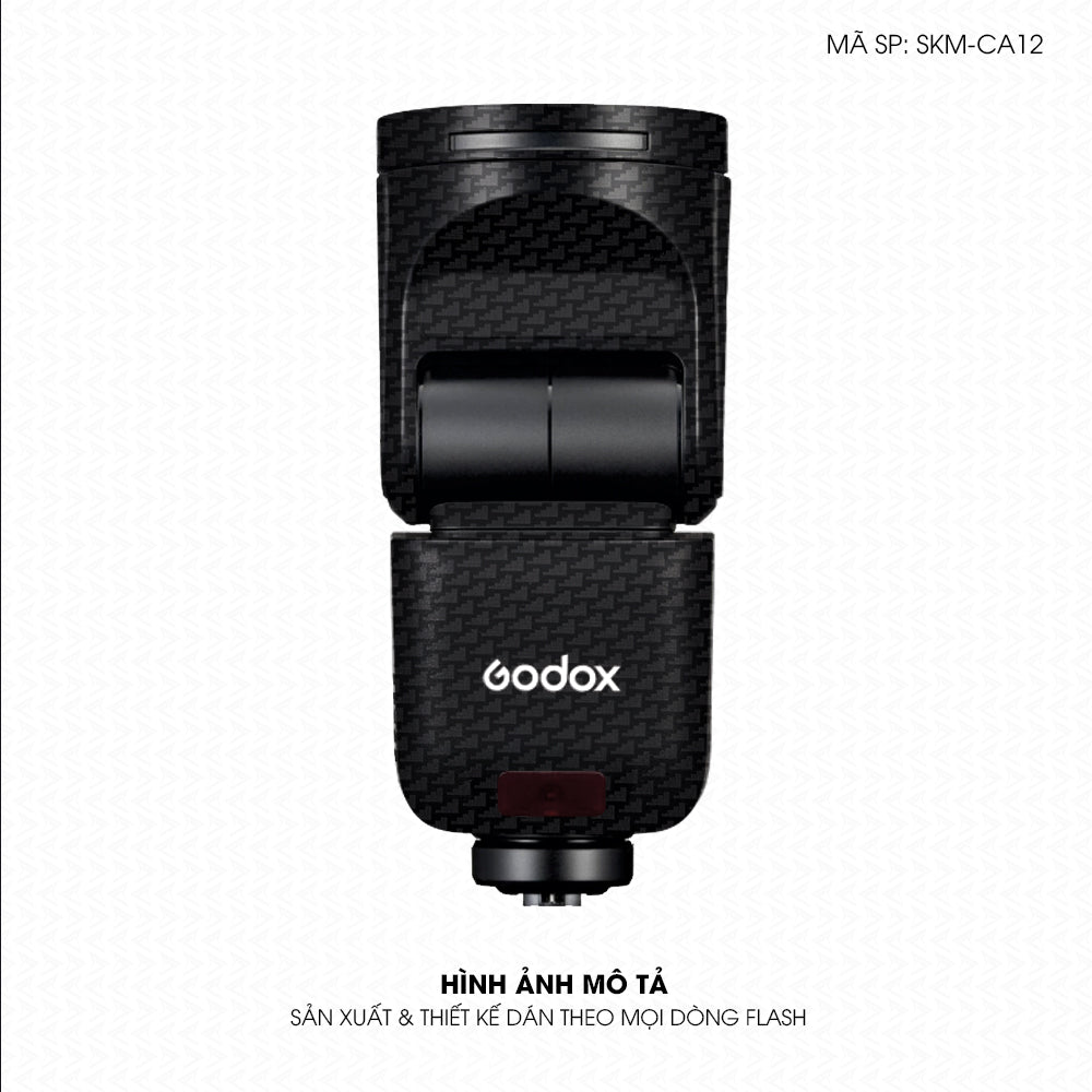Dán Skin Đèn Flash Vân Carbon Pattern Air | SKM-CA12