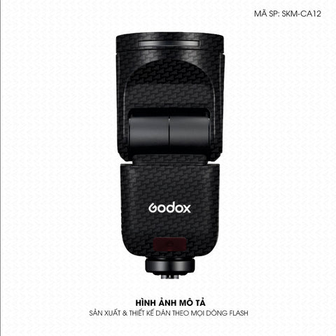 Dán Skin Đèn Flash Vân Carbon Pattern Air | SKM-CA12