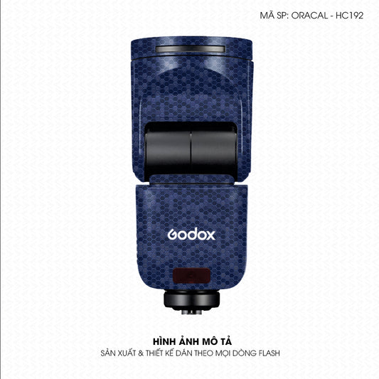Dán Skin Đèn Flash Vân Tổ Ong Xanh  | ORACAL-HC192
