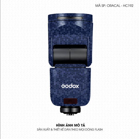Dán Skin Đèn Flash Vân Tổ Ong Xanh  | ORACAL-HC192