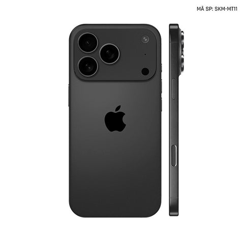 Dán Skin Iphone 17 | Air | Pro | Pro Max Đổi Màu Đen | SKM-MT12
