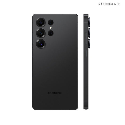 Dán Skin Samsung Galaxy S25 Series Màu Đen Lì | SKM-MT12
