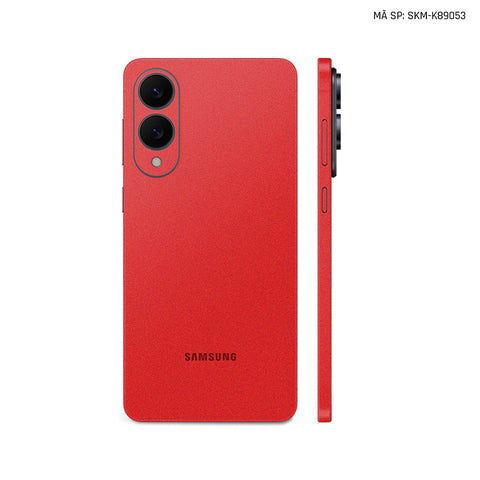 Dán Skin Samsung Galaxy S25 Series Đổi Màu Đỏ Lì | SKM-K89053