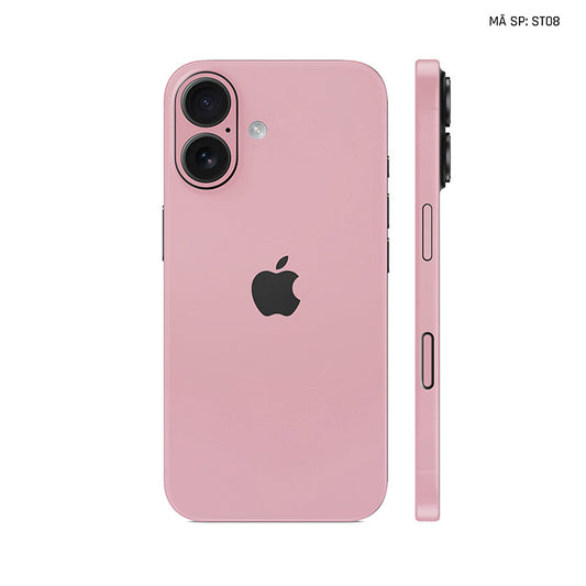 Dán Skin Iphone 17 | Air | Pro | Pro Max Đổi Màu Hồng | ST08