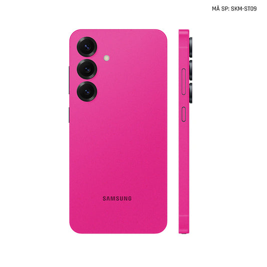 Dán Skin Samsung Galaxy S25 Series Đổi Màu Hồng Đậm | SKM-ST09