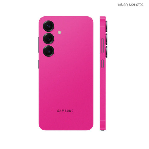 Dán Skin Samsung Galaxy S25 Series Đổi Màu Hồng Đậm | SKM-ST09