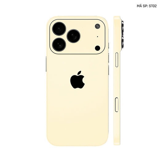 Dán Skin Iphone 17 | Air | Pro | Pro Max Đổi Màu Khaki Milan | ST02