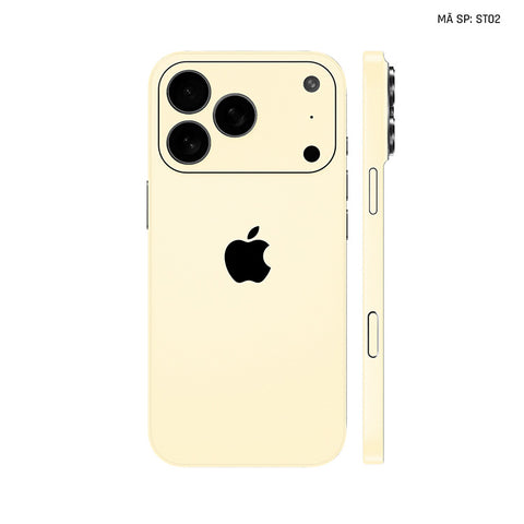 Dán Skin Iphone 17 | Air | Pro | Pro Max Đổi Màu Khaki Milan | ST02