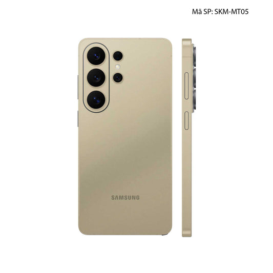 Dán Skin Samsung Galaxy S26 Ultra Đổi Màu Vàng Sampanh | SKM-MT05