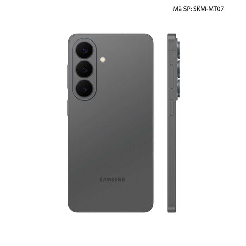 Dán Skin Samsung Galaxy S26 Plus Đổi Màu Xám Metallic | SKM-MT07