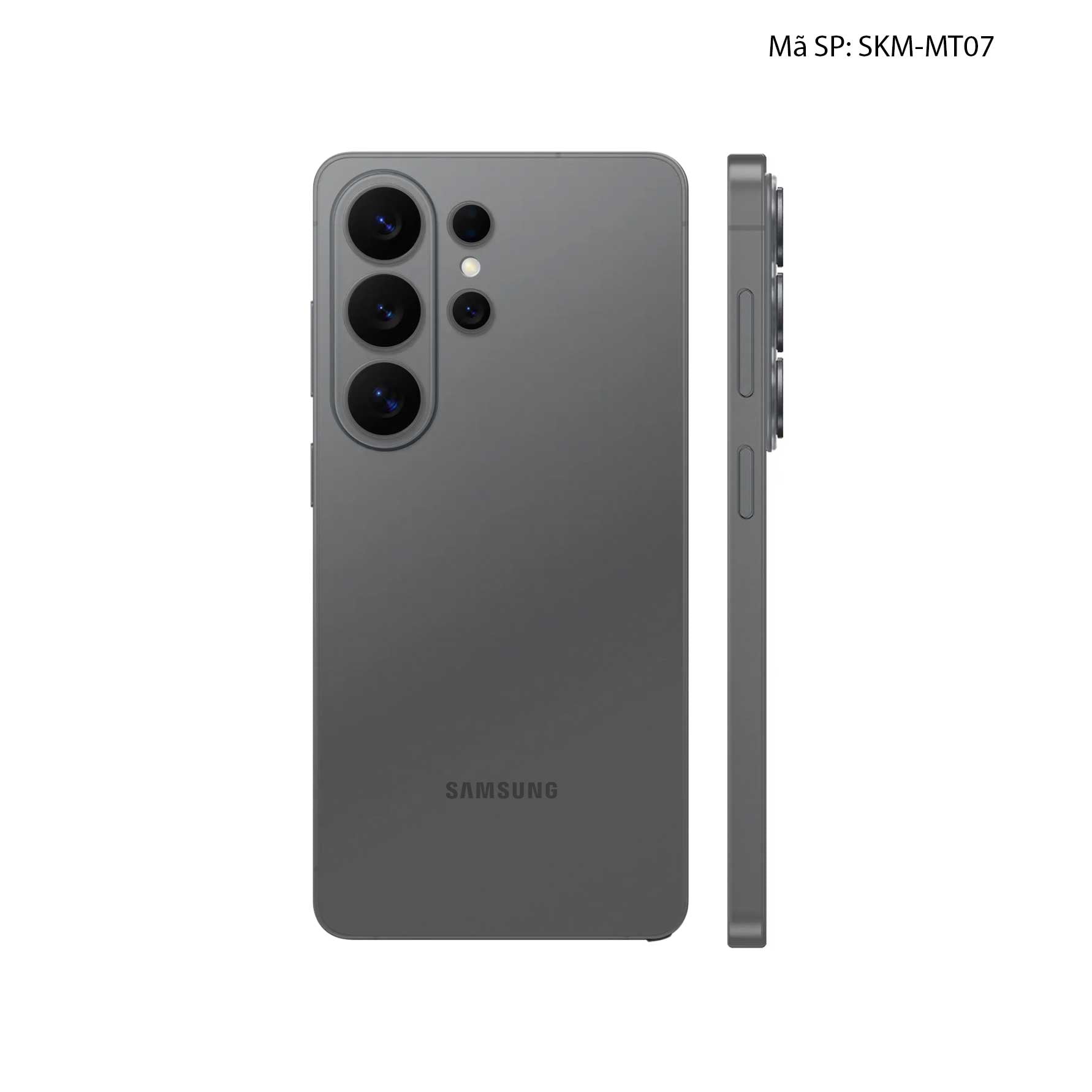 Dán Skin Samsung Galaxy S26 Ultra Đổi Màu Xám Metallic | SKM-MT07
