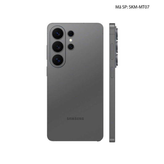 Dán Skin Samsung Galaxy S26 Ultra Đổi Màu Xám Metallic | SKM-MT07