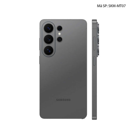 Dán Skin Samsung Galaxy S26 Ultra Đổi Màu Xám Metallic | SKM-MT07