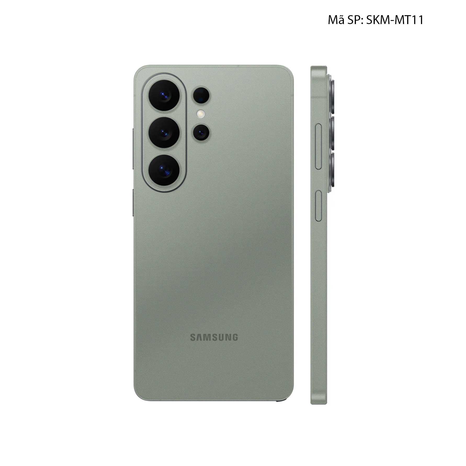 Dán Skin Samsung Galaxy S26 Ultra Đổi Màu Xanh Rêu Xám | SKM-MT11