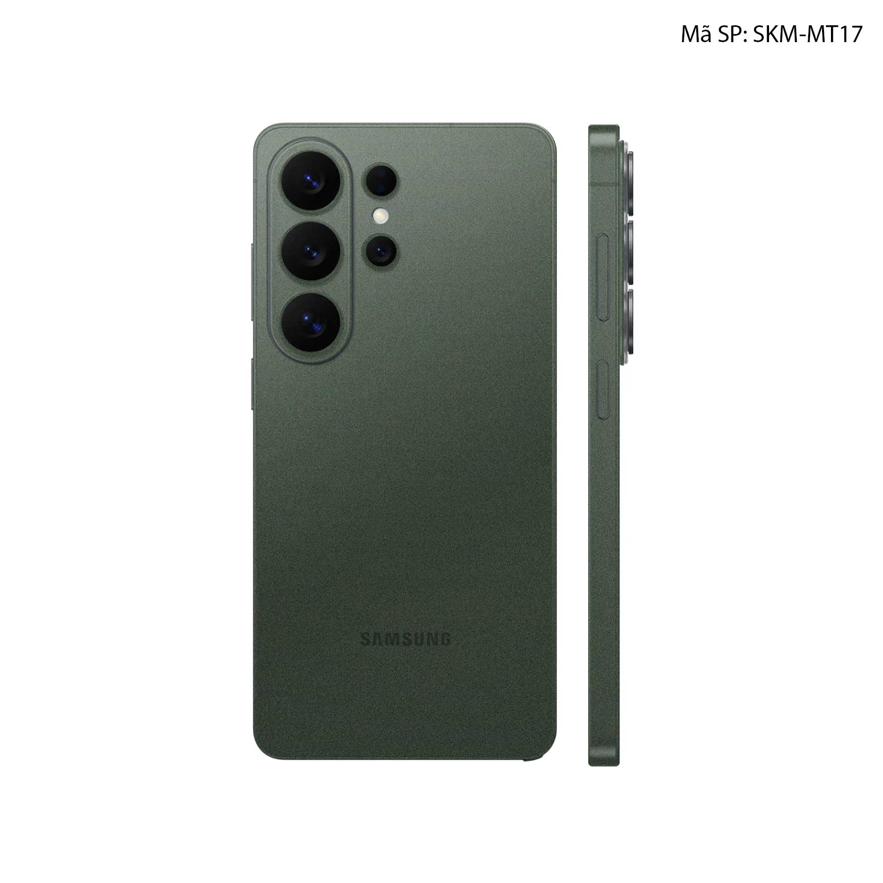 Dán Skin Samsung Galaxy S26 Ultra Đổi Màu Xanh Rêu | SKM-MT17