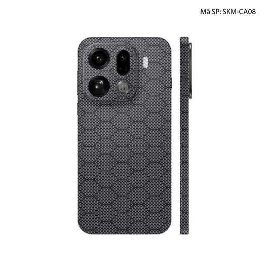 Dán Skin Oppo Find X9 Series Vân Carbon Fiber Xám | SKM-CA08