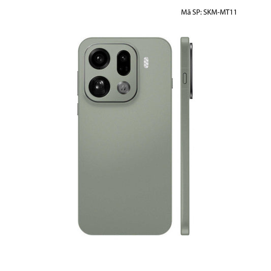 Dán Skin Oppo Find X9 Series Đổi Màu Xanh Rêu Xám | SKM-MT11