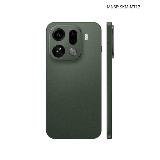 Dán Skin Oppo Find X9 Series Đổi Màu Xanh Rêu | SKM-MT17