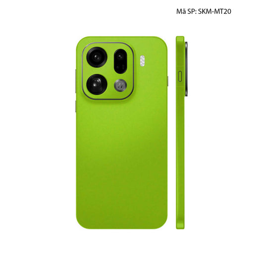 Dán Skin Oppo Find X9 Series Đổi Màu Xanh Nõn | SKM-MT20