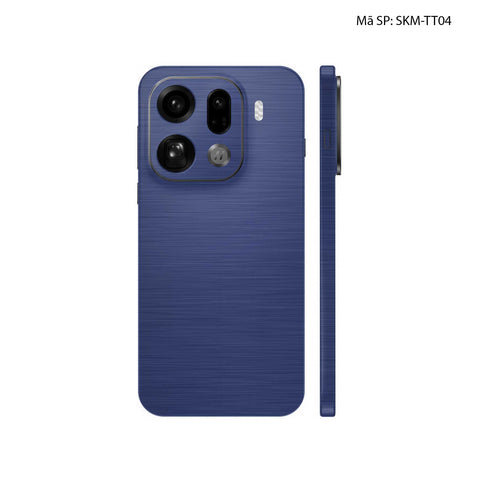 Dán Skin Oppo Find X9 Series Vân Xước Titan Xanh Navy | SKM-TT04