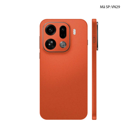 Dán Skin Oppo Find X9 Series Đổi Màu Cam Gạch | VN29
