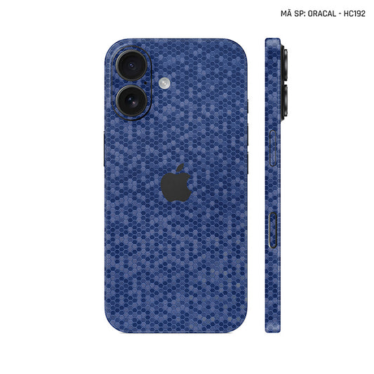 Dán Skin Iphone 17 | Air | Pro | Pro Max Oracal Vân Tổ Ong Xanh | HC192