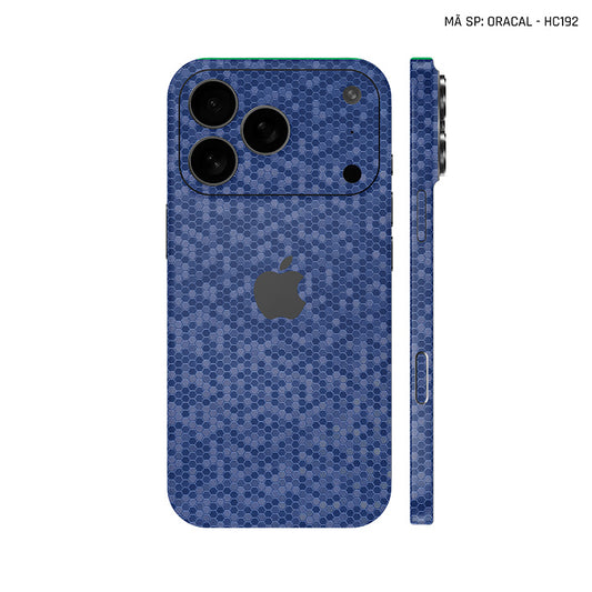 Dán Skin Iphone 17 | Air | Pro | Pro Max Oracal Vân Tổ Ong Xanh | HC192