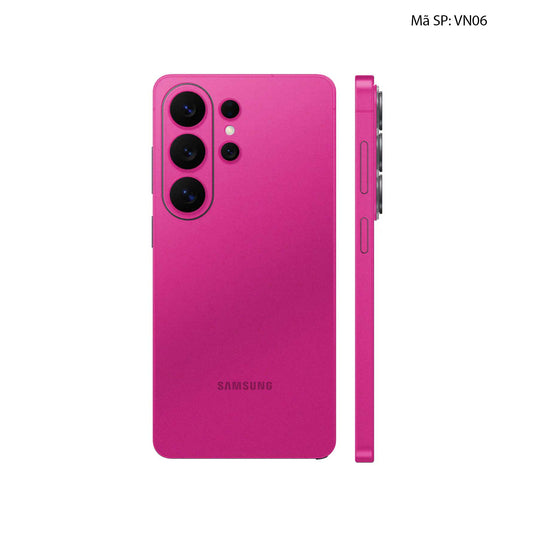 Dán Skin Samsung Galaxy S26 Ultra Đổi Màu Hồng Đậm | VN06