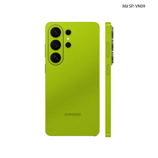 Dán Skin Samsung Galaxy S26 Ultra Đổi Màu Xanh Cốm | VN09
