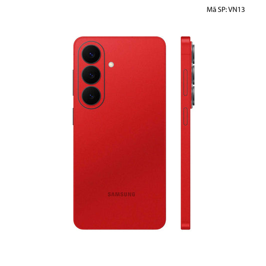 Dán Skin Samsung Galaxy S26 Plus Đổi Màu Đỏ Lì | VN13