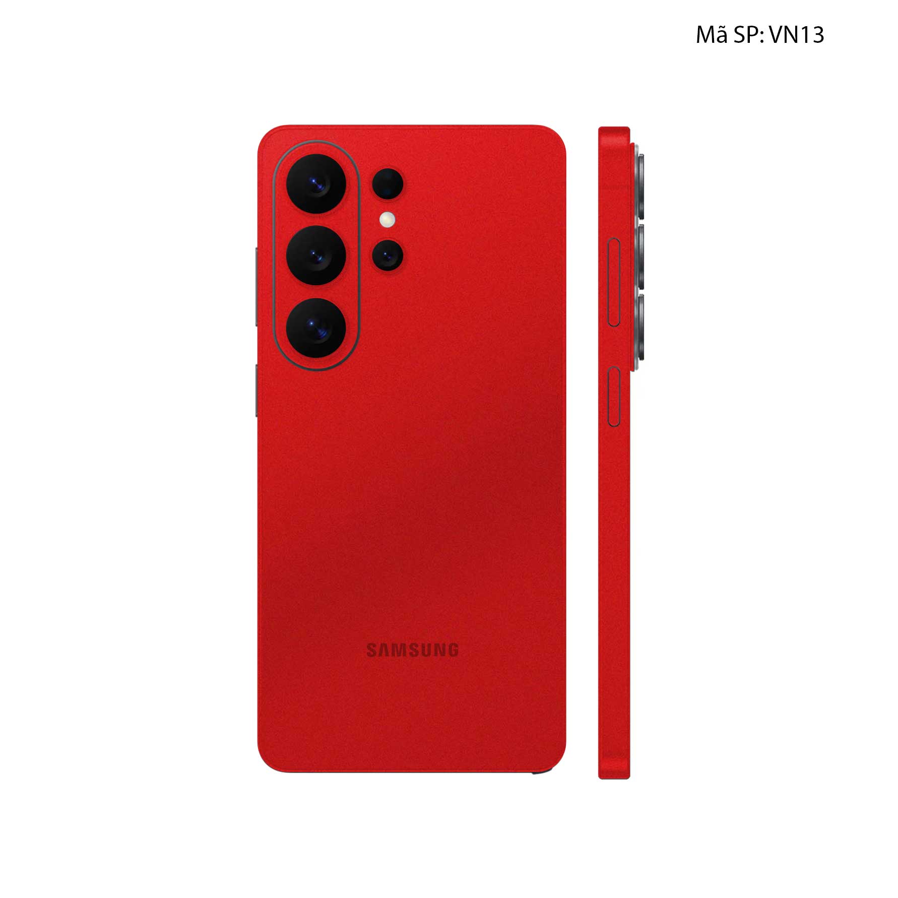 Dán Skin Samsung Galaxy S26 Ultra Đổi Màu Đỏ Lì | VN13