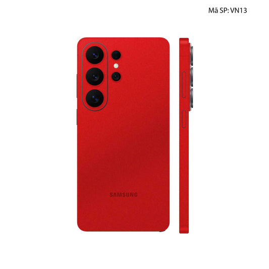 Dán Skin Samsung Galaxy S26 Ultra Đổi Màu Đỏ Lì | VN13