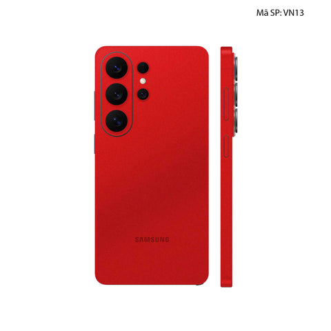Dán Skin Samsung Galaxy S26 Ultra Đổi Màu Đỏ Lì | VN13