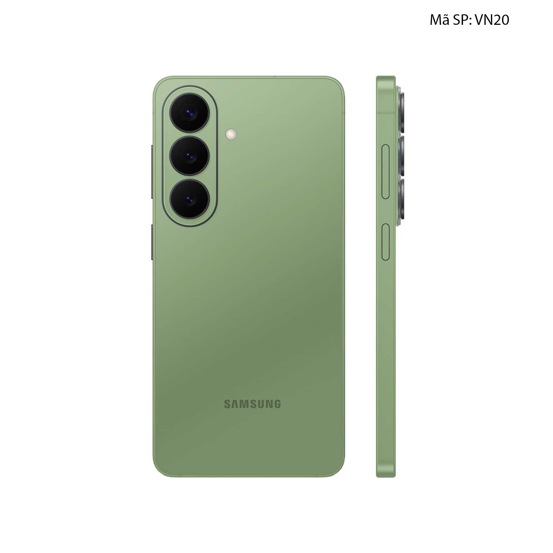 Dán Skin Samsung Galaxy S26 Plus Đổi Màu Xanh Rêu Nhạt | VN20