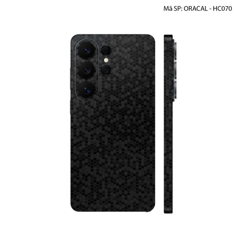 Dán Skin Samsung Galaxy S26 Ultra Vân Tổ Ong Đen | HC070