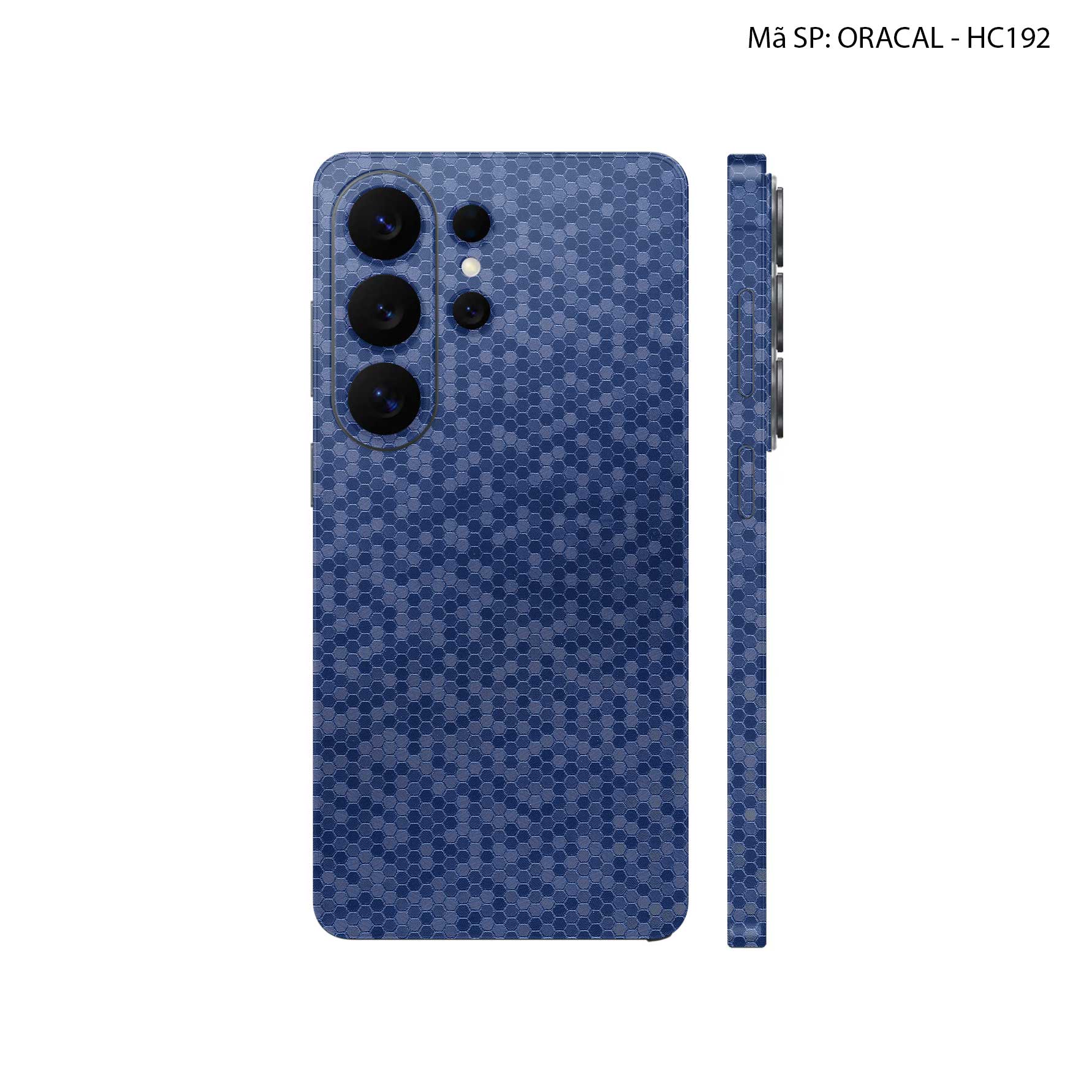 Dán Skin Samsung Galaxy S26 Ultra Vân Tổ Ong Xanh | HC192