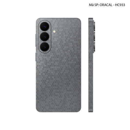Dán Skin Samsung Galaxy S26 Plus Vân Tổ Ong Xám | HC933