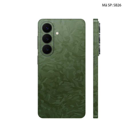 Dán Skin Samsung Galaxy S26 Plus Vân Camo Xanh | SB26