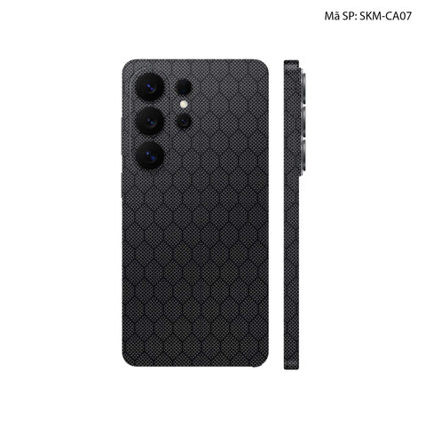 Dán Skin Samsung Galaxy S26 Ultra Vân Carbon Fiber Đen | SKM-CA07