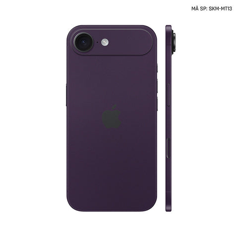 Dán Skin Iphone 17 | Air | Pro | Pro Max Đổi Màu Tím Metallic | SKM-MT13