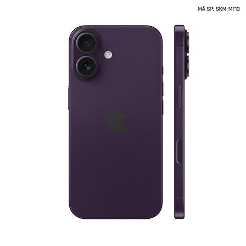 Dán Skin Iphone 17 | Air | Pro | Pro Max Đổi Màu Tím Metallic | SKM-MT13
