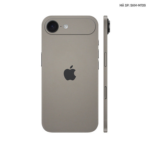 Dán Skin Iphone 17 | Air | Pro | Pro Max Đổi Màu Titanium | SKM-MT09