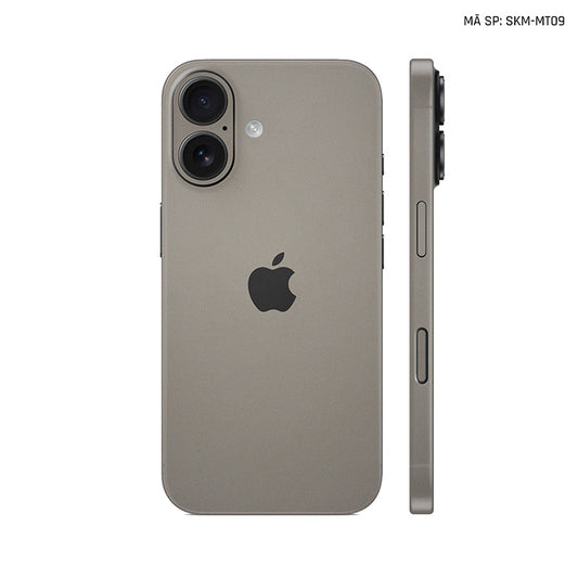 Dán Skin Iphone 17 | Air | Pro | Pro Max Đổi Màu Titanium | SKM-MT09
