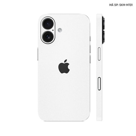 Dán Skin Iphone 17 | Air | Pro | Pro Max Đổi Màu Trắng | SKM-MT01
