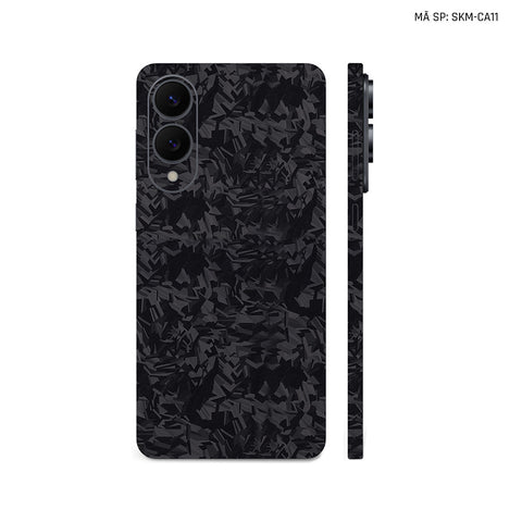Dán Skin Samsung Galaxy S25 Series Vân Carbon Forget | SKM-CA11