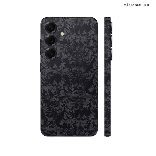 Dán Skin Samsung Galaxy S24 Series Vân Carbon Forget | SKM-CA11