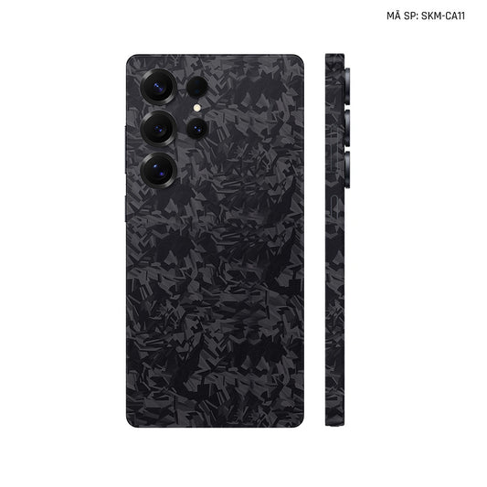 Dán Skin Samsung Galaxy S24 Series Vân Carbon Forget | SKM-CA11