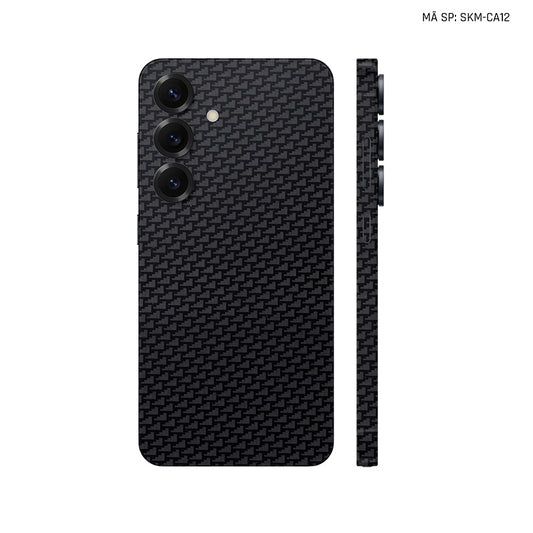 Dán Skin Samsung Galaxy S24 Series Vân Carbon Pattern Air | SKM-CA12